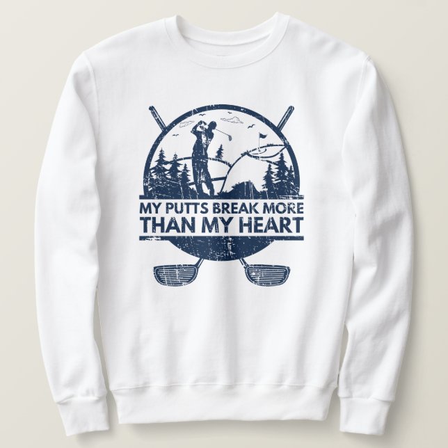 Sudadera Mis Putks rompen regalos de golf más divertidos (Anverso del diseño)