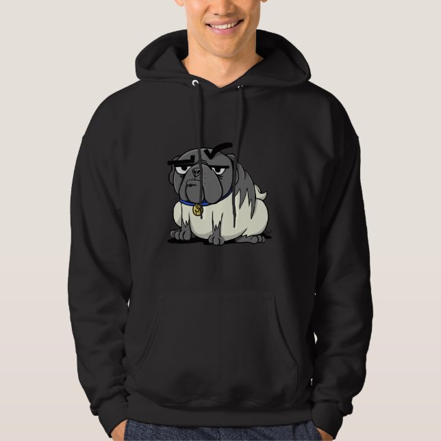 Sudadera Miserable señor Max la camiseta clásica Pug 876 (Anverso)
