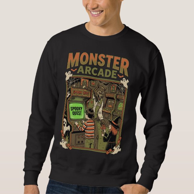 Sudadera Misión Espeluznante de la Arcade de Monstruos (Anverso)
