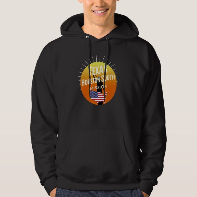 Sudadera Misión Mormon LDS de Texas Houston South Mormon (Anverso)
