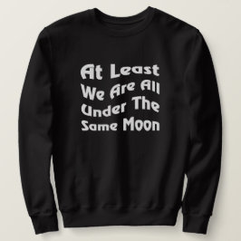 Sudadera Misma ropa de texto única de unidad de la luna par