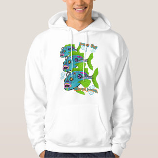 Sudadera Mismas Aletas Diferentes Viajes Arte de Peces Colo