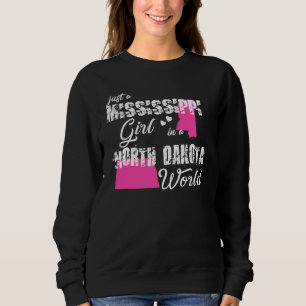 Sudadera Mississippi Sólo Un Chica De Mississippi En Un Dia