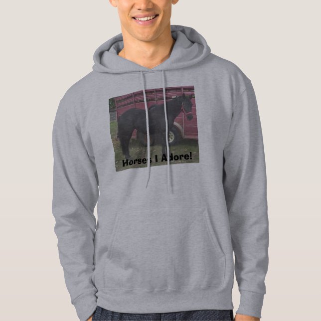 Sudadera ¡missy, caballos que adoro! (Anverso)