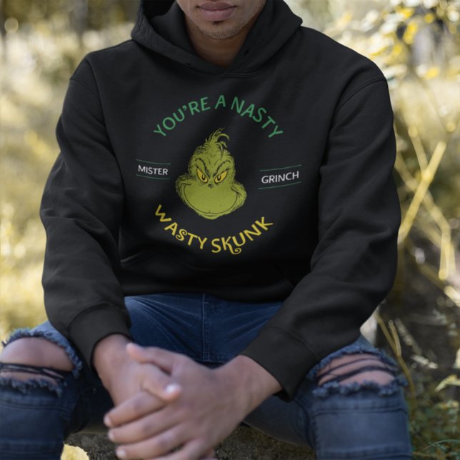 Sudadera Mister Grinch | Eres un zorrillo desagradable (Subido por el creador)