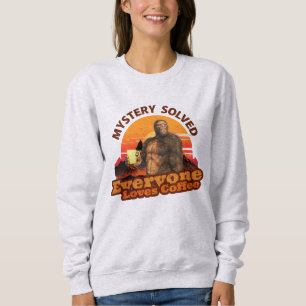 Sudadera Misterio Resuelto a Todos Les Gusta el Café Bigfoo