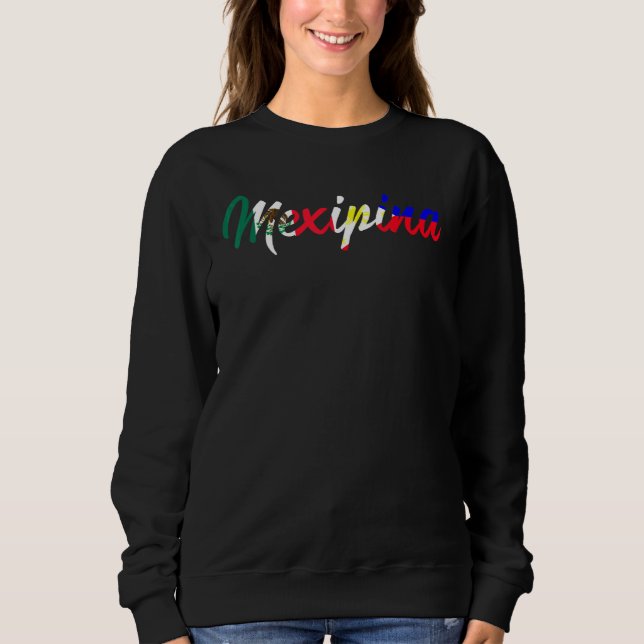 Sudadera Mitad filipino de México mexicano (Anverso)