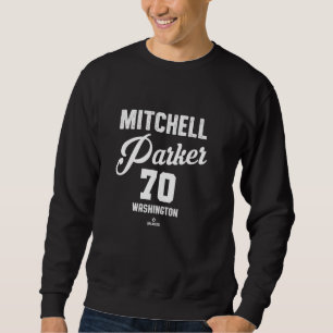 Sudadera Mitchell Parker 70 Washington Béisbol Vintage MLB