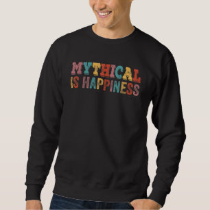 Sudadera Mítico Es La Felicidad Retro Vintage Tee_4