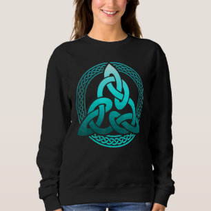 Sudadera Mitología Nórdica Vikingo Entrelazado Celta Triple