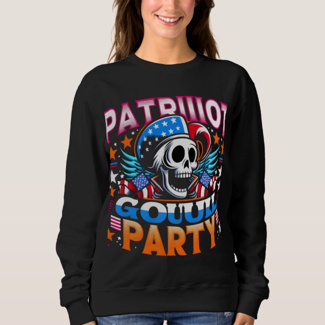 Sudadera Mitos fantasma y patriotismo en el arte pop (Anverso)
