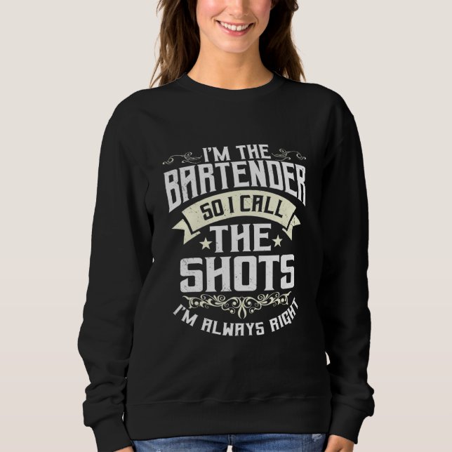 Sudadera Mixólogo de Barman Bartending Barkeep Bar (Anverso)