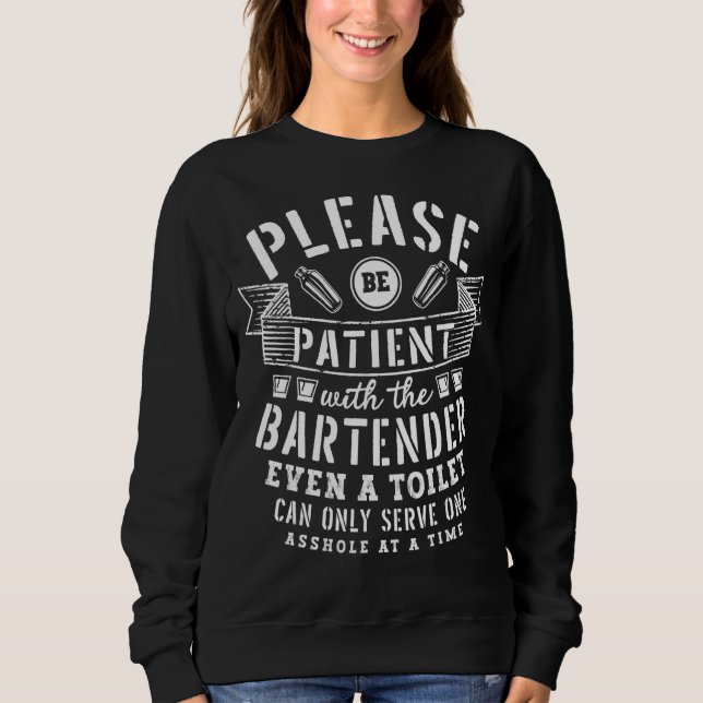Sudadera Mixólogo de Bartender Cocktail Bartending Barman B (Anverso)