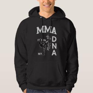 Sudadera Mma Es En Mi Dna Kickboxing Brasileño Jiu Jitsu
