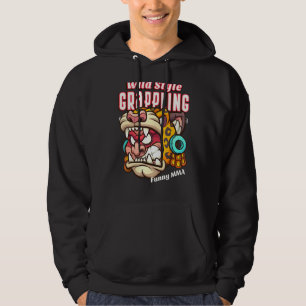 Sudadera Mma Jiu Jitsu, guerrera leopardo de estilo salvaje