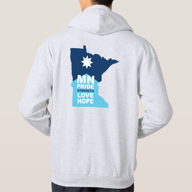Sudadera MN Loon Rising - MN Pride, Strength, Love & Hope (Reverso)