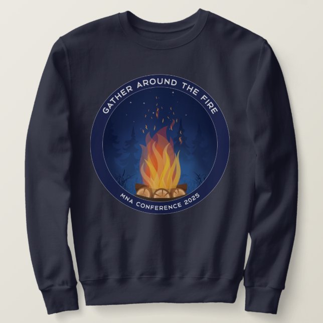 Sudadera MNA Conference 2025 Men's sizing Sweatshirt Navy (Anverso del diseño)