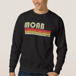 Sudadera Moab Ut Utah Funny City Home Roots Retro 70s 80s