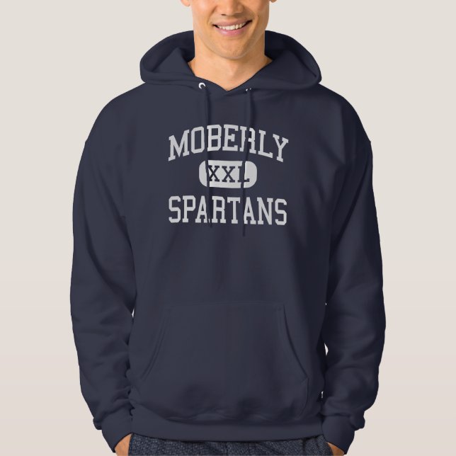 Sudadera Moberly Spartans Moberly medio Missouri (Anverso)