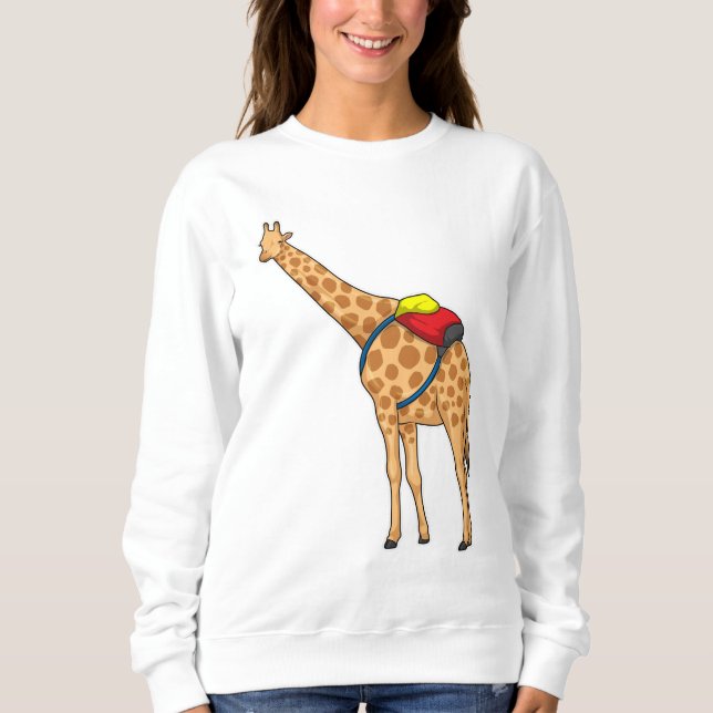 Sudadera Mochila Giraffe (Anverso)