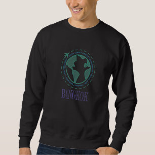 Sudadera Mochilero nómada digital Bangkok Tailandia