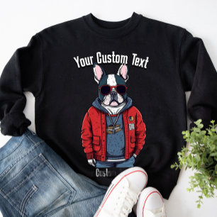 Sudadera Moda animal del Bulldog francés Guay