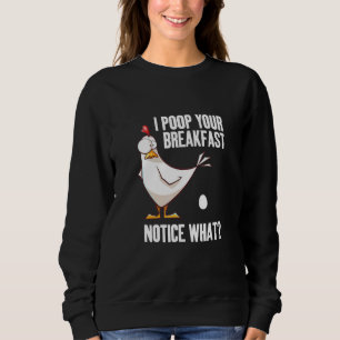Sudadera Moda Chica de gallo de agricultor agricultor