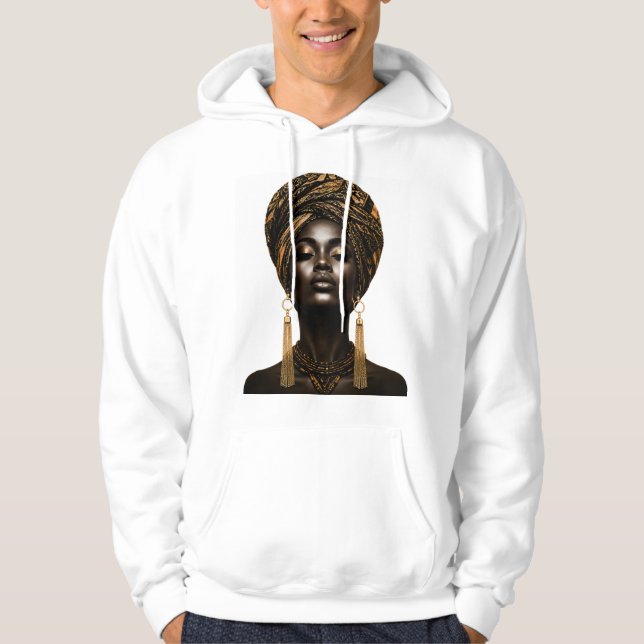 Sudadera Moda de Arte Afro de Lujo (Anverso)