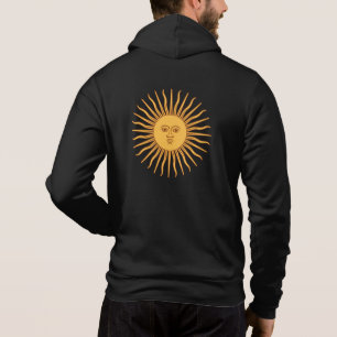 Sudadera Moda de la bandera argentina, Sol de Mayo y Argent