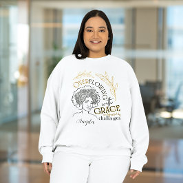 Sudadera Moda desbordada con el pelo floral Grace Blooming