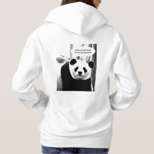 Sudadera Moda Diseño Hamlet Cita Panda Bear Mujeres