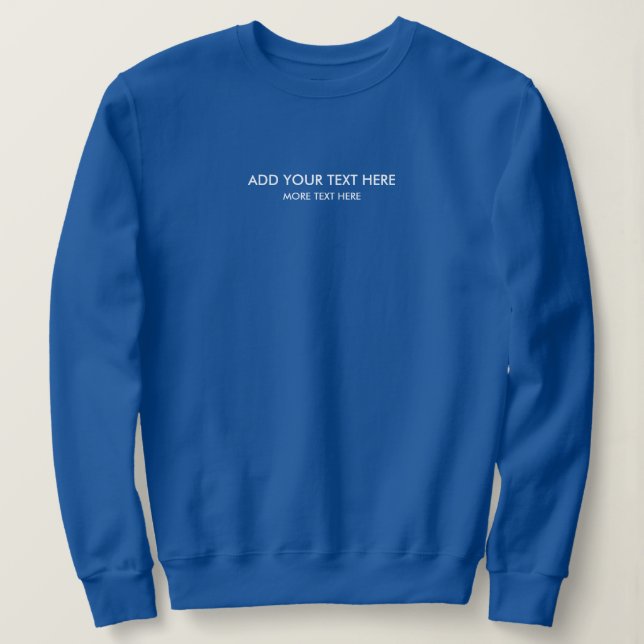 Sudadera Moda moderna Plantilla de letra pequeña Mujeres De (Anverso del diseño)