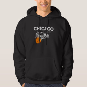 Sudadera Moda Retro de Chicago Basketball B Ball City Illin