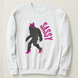 Sudadera Moda Sassy Sasquatch (pie grande)