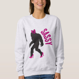 Sudadera Moda Sassy Sasquatch (pie grande)