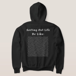 Sudadera Moda urbana callejera gótica para ordenar la vida