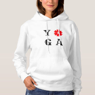 Sudadera Moda Yoga Flor del Corazón