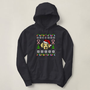 Sudadera Modelo amarillo del navidad del perrito de