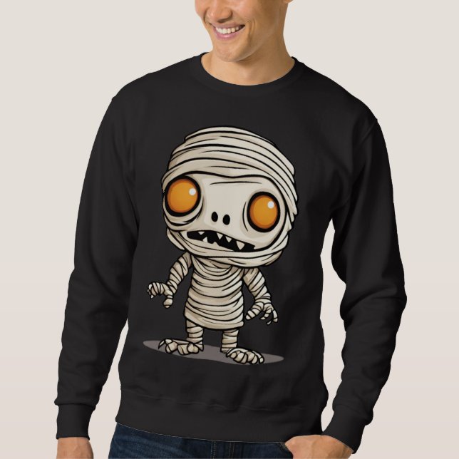 Sudadera Modelo de momia de Halloween (Anverso)