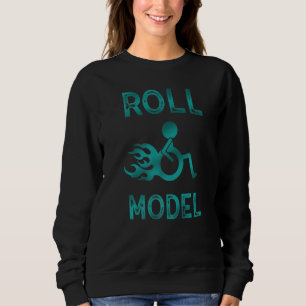 Sudadera Modelo de rol conciencia sobre discapacidad silla