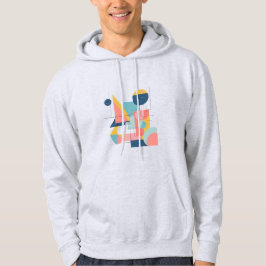 Sudadera Modern Abstract Geometric Hoodie Design, Minimalis