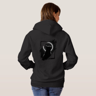 Sudadera Modern Black Cat Halo Artistic