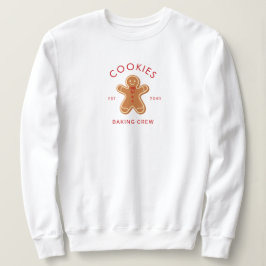 Sudadera Modern Cookies Baking Crew Christmas