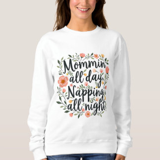 Sudadera Modern Cute Floral Mother's Day, Botanical Mama