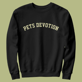 Sudadera Modern DIY Animal Pet Lovers Cat Mom Besties Black