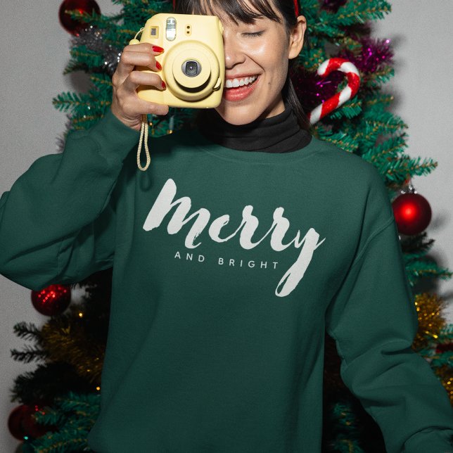 Sudadera Modern Minimalist Merry Script Custom (Subido por el creador)