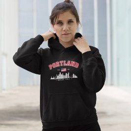 Sudadera Modern Portland Cityscape