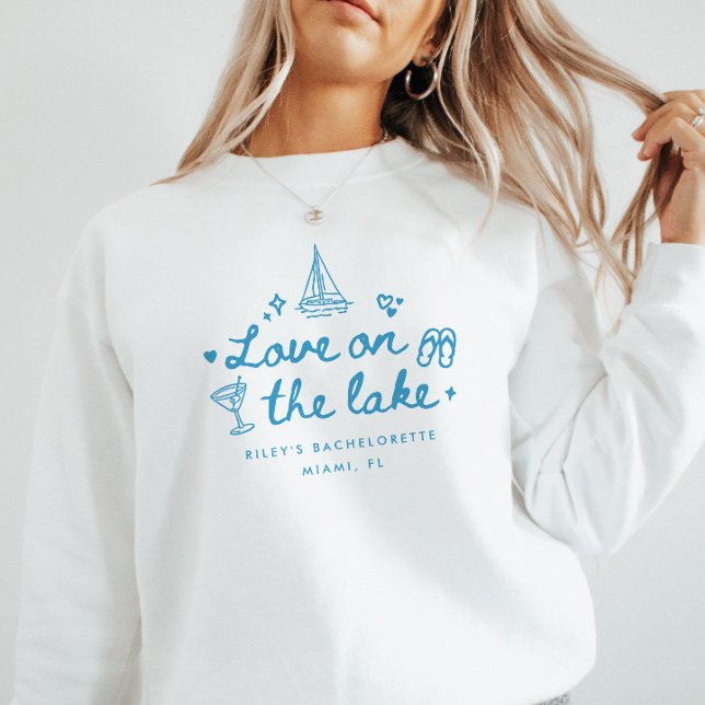Sudadera Moderna "Amor en el Lago" Despedida de Soltera Per (Subido por el creador)