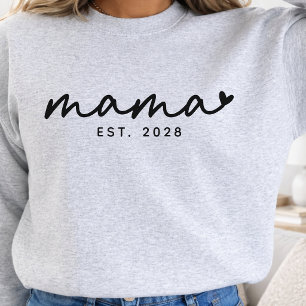 Sudadera moderna con inscripción de mama, Regalo p
