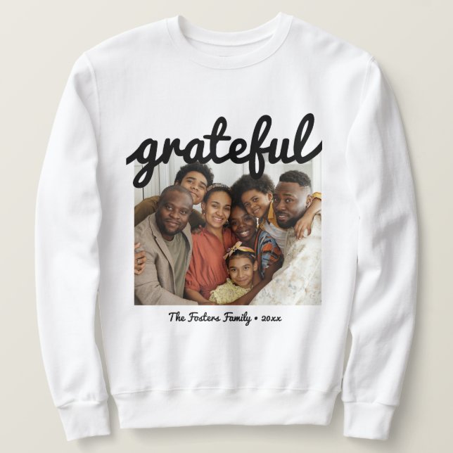 Sudadera Moderna foto de Personalizado de guiones gratinado (Anverso del diseño)